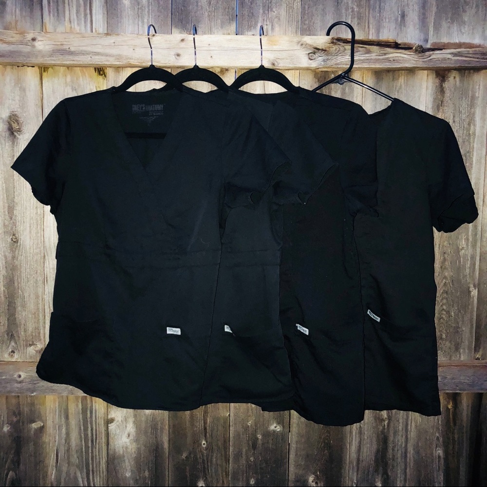 Grey’s Anatomy Black Size S Scrubs Sets